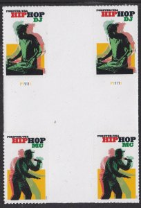 US 5480 5483 Hip Hop forever cross gutter block (4 stamps) MNH 2020