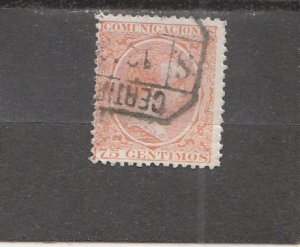 Spain  Scott#  267  Used (1889 King Alfonso XIII)