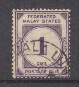 FEDERATED MALAY STATES, POSTAGE DUE, 1926 Crown to left of CA, 1c. Violet, used.