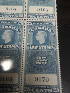 Canada MNH 25c Law single stamp