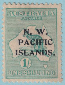 NORTH WEST PACIFIC ISLANDS 6  MINT HINGED OG * CIRCLE FOR PERIOD VARIETY - TBK