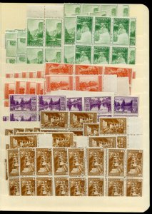 US Stamps Mint Farley Stock on stock pages