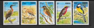 BIRDS - KENYA #288-92   MNH