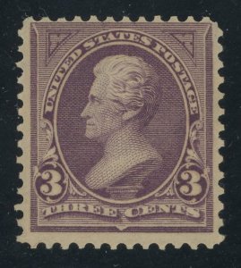 USA 268 - 3 cent wmk Bureau - Fine Mint never hinged OG