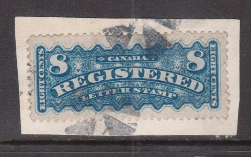 Canada #F3 Very Fine Used On Piece Tied By Fancy Cork Cancels