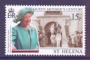 Saint Helena SG790, 1999 Queen Mother's 100th Birthday 15p MNH**