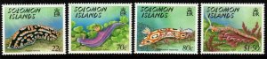 SOLOMON ISLANDS SG648/51 1989 NUDIBRANCHS MNH