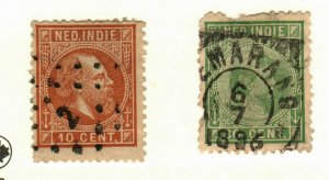 Netherlands Indies #9, 28 used