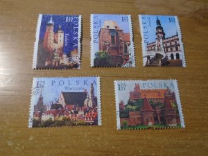 Poland   #  3755-59  used