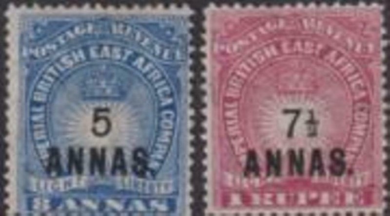 British East Africa 1894 SC 36-37 MLH 