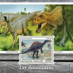 2021/08- TOGO - DINOSAURS                     1V    MNH