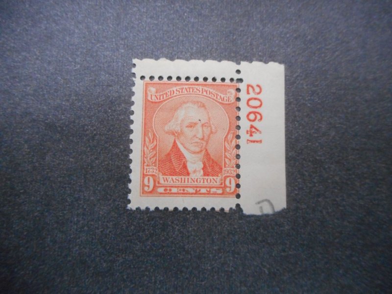 # 714 Fine NH Plate Number Single...Store Bargain