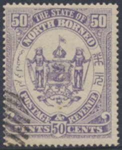 North Borneo  SG 82  Sc# 69  Used / CTO BBRC    see details  / scans