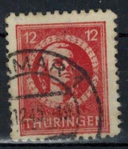 Germany - Russian Zone - Thuringia - Scott 16N6