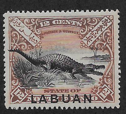 LABUAN SC# 85  VF/MOG 1898