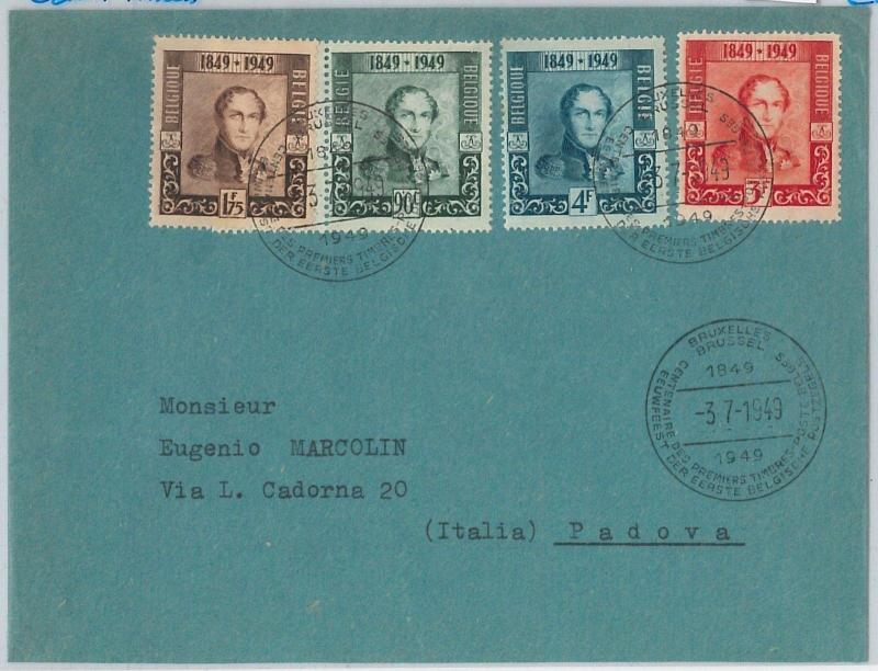 64693 - BELGIUM- POSTAL HISTORY - COVER to ITALY - STAMP CENTENERY 1949