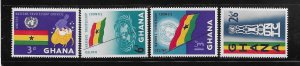 Ghana 1959 United Nations Trusteeship Council Sc 67-70 MNH A2492