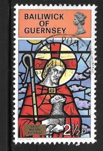 Guernsey 86: 2.5p The Good Shepherd, used, VF