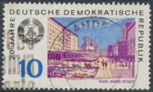 German Democratic Republic  SC# 1139  Used  GDR 20th Anniversary see details ...