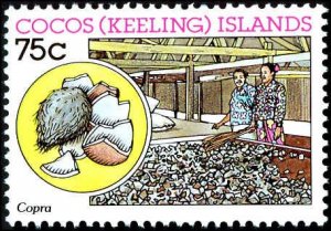 Cocos Islands #166-168, Complete Set(3), 1987, Never Hinged