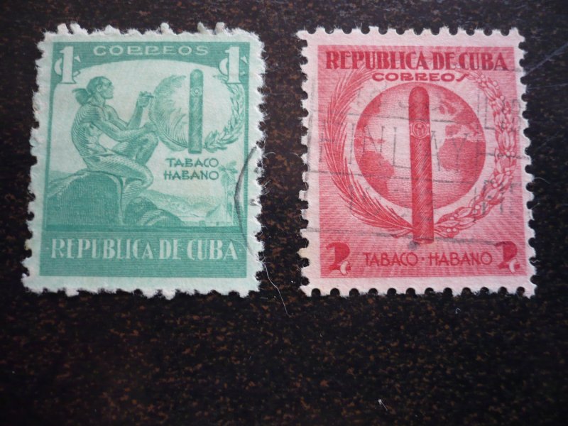 Stamps - Cuba - Scott# 356-358 - Used Set of 3 Stamps