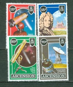 ASCENSION 1986 SPACE #332-335  SET MNH...$4.05