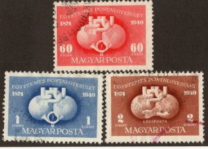 Hungary Scott 859-860, C63 Used.