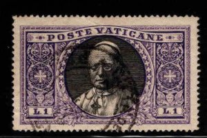 Vatican Scott 28 Used1933 Pope Pius XI stamp