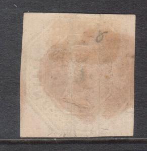 Great Britain #5 Used With Hinging On Back