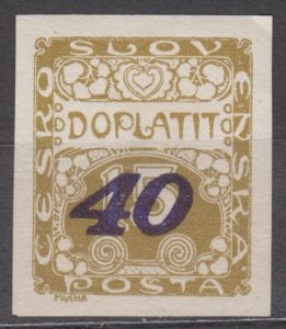 Czechoslovakia Scott #J38 1925 MNH