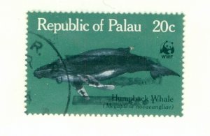 PALAU 27 USED CV $1.25 BIN $0.60