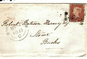 GB SCOTLAND Cover 1847 *INISTRYNICH ISLAND* Letter PIKE FISHING WHISKY BP160 