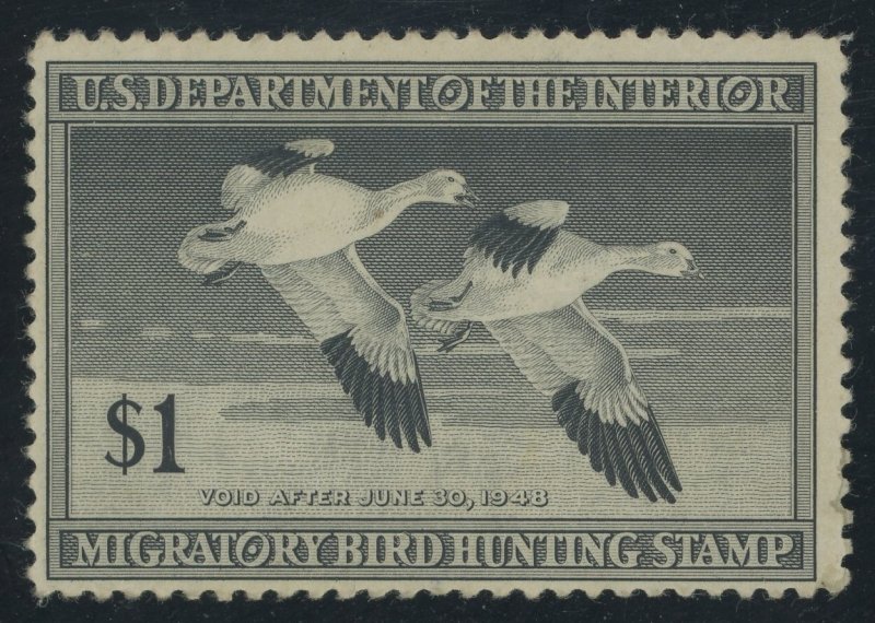 USA RW14 - 1947 Federal Duck Stamp - F/VF Mint dist gum