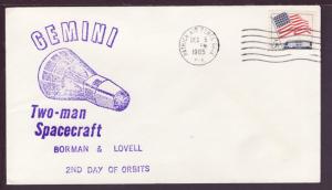 Gemini 7  2nd Day of Orbits 1965 Cover K712