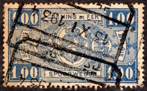 1923, Belgium 1Fr, Used, Sc Q150