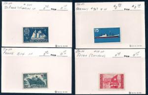 WORLDWIDE Topical Ships (66) Different Sets Mint & Used