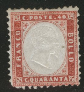 ITALY Scott 20 MH* CV $325 stamp 1862