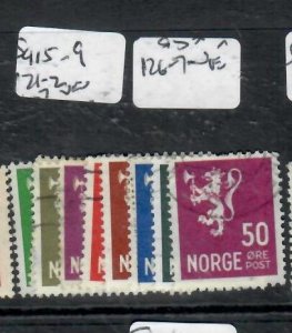 NORWAY      SC 115-119, 121-122, 126-127   VFU           P0729A H