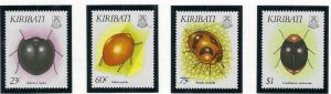 Kiribati 607-10 MNH 1993 Beetles (ak4066)