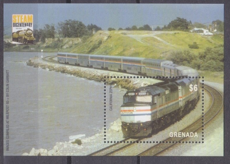 2004 Grenada 5475/B725 Locomotives 5,00 €