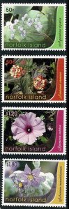 Norfolk Island #899-902 MNH cpl flowers