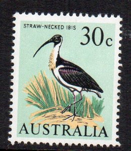 AUSTRALIA - 1966 - BIRDS - STRAW NECK IBIS -