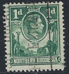 Northern Rhodesia 28 Used 1951 issue (ak4466)