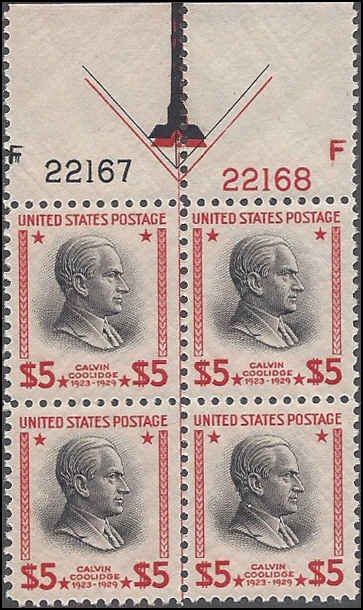 834 Mint,OG,NH... Plate Block of 4... SCV $325.00