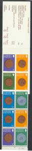 Guernsey 50p Booklet issued 1980 SG 177b  pane of 1979 Definitives  see scan