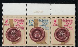 Germany DDR Scott # 2422 (2), 2423, mint nh, se-tenant, WZd604