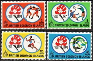 Solomon Islands Sc #222-225 MNH