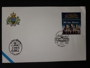 San Marino #1314 FDC 1994