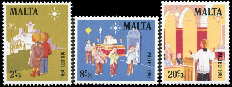 Malta B42-4 MNH - Christmas 1981