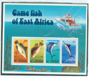 Uganda #162a Mint (NH) Souvenir Sheet